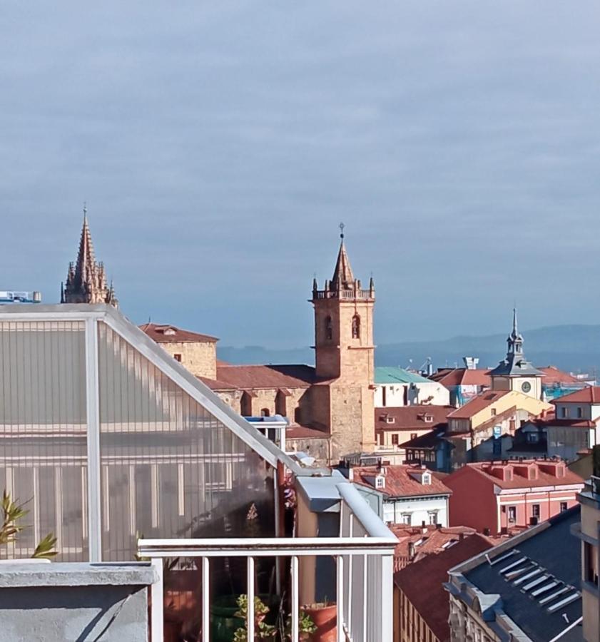Atico Quintana Ii - Con Terraza, En El Centro Con Wifi Y Garaje Appartement Oviede